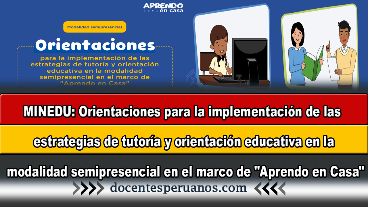 MINEDU Orientaciones para la implementación de las estrategias de