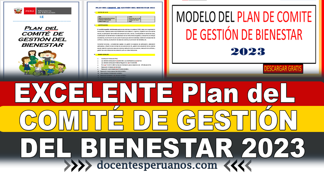 Excelente Plan Del Comit De Gesti N Del Bienestar