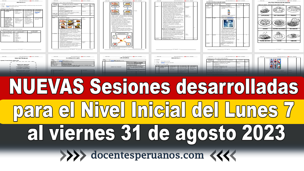 Nuevas Sesiones Desarrolladas Para El Nivel Inicial Del Lunes Al