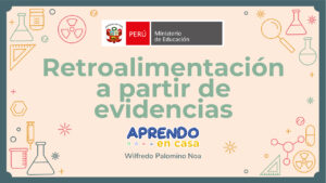 retroalimentación a partir de las evidencias