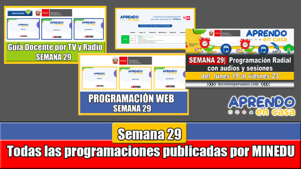 semana 29 guia docente tv radio web aprendo en casa