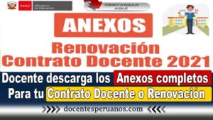 descarga los anexos para el contrato o renovación