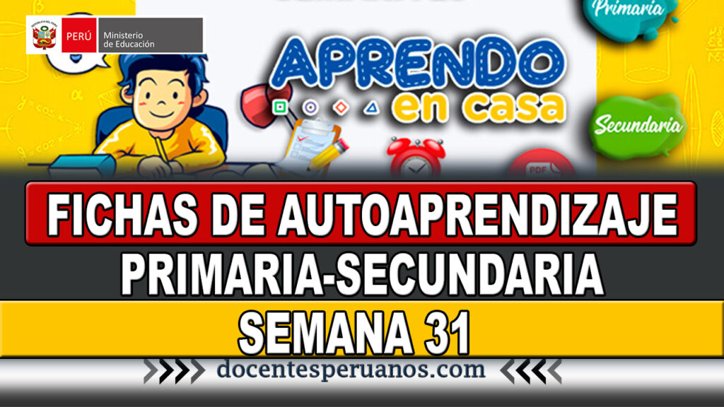 fichas de autoaprendizaje semana 31