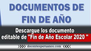 Documentos de fin de año - Descargue el documento editable