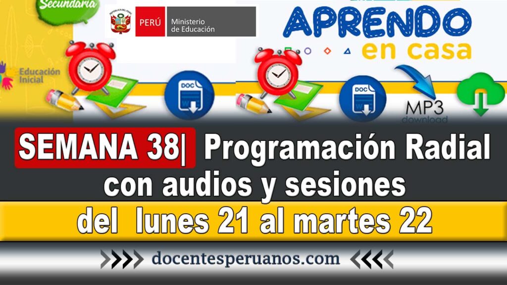 programación radial semana 38