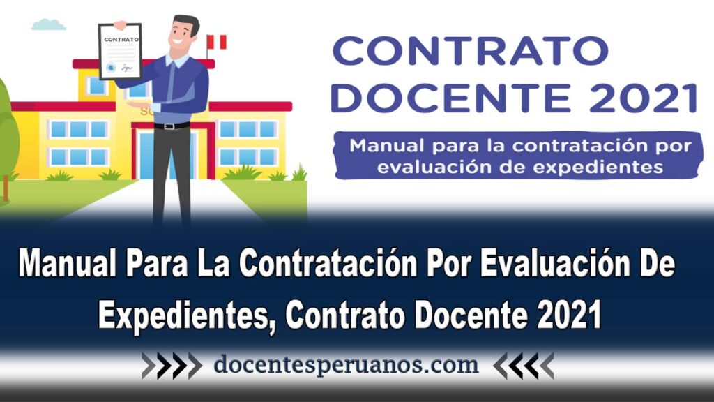 manual para la contratación por expediente