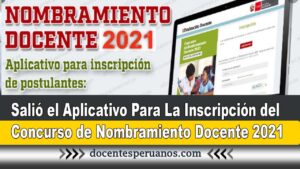 NOMBRAMIENTO DOCENTE