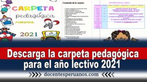 DESCARGA LA CARPETA PEDAGOGICA