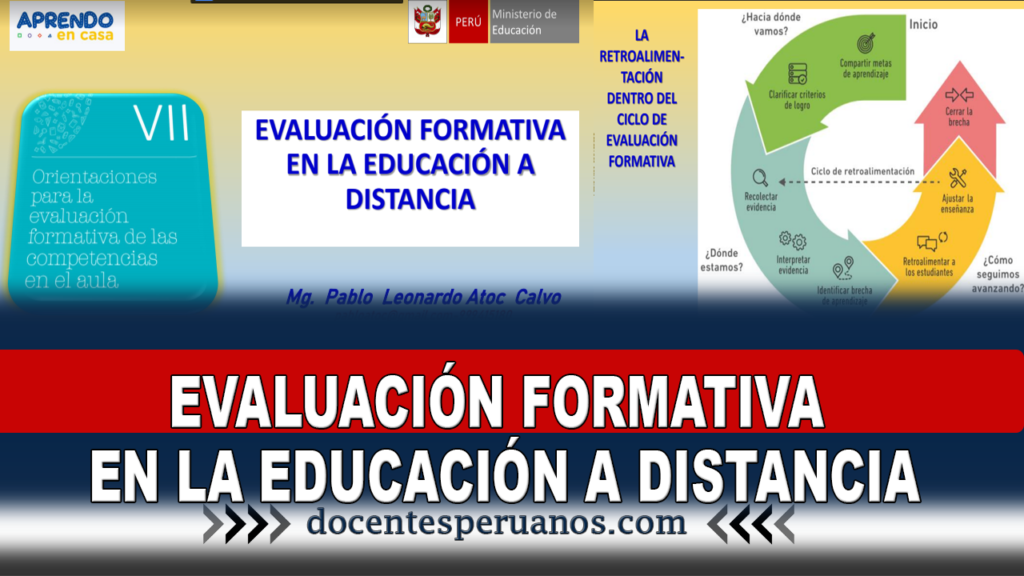 EVALUACIÓN FORMATIVA EN LA EDUCACIÓN A DISTANCIA