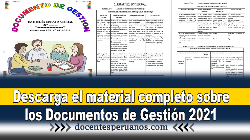 Descarga el material completo sobre los Documentos de Gestión 2021