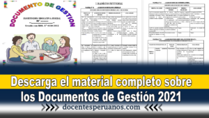 Descarga el material completo sobre los Documentos de Gestión 2021