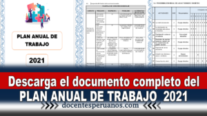 Descarga el documento completo del PLAN ANUAL DE TRABAJO 2021