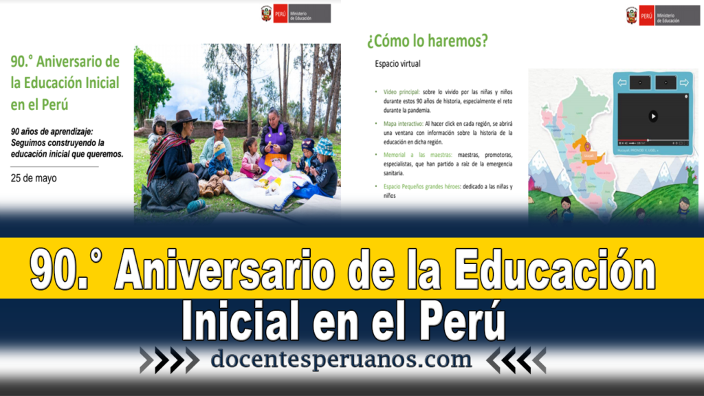 90.° Aniversario de la Educación Inicial en el Perú