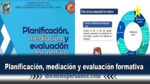 planificcaion mediación y evaluación formativa