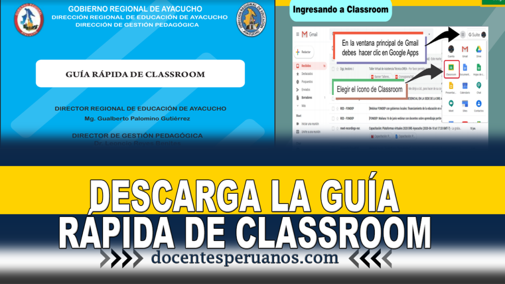 DESCARGA LA GUÍA RÁPIDA DE CLASSROOM