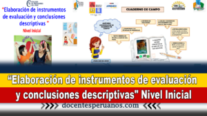 “Elaboración de instrumentos de evaluación y conclusiones descriptivas" Nivel Inicial