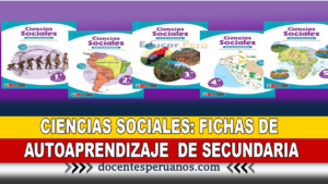 CIENCIAS SOCIALES: FICHAS DE AUTOAPRENDIZAJE DEL DE SECUNDARIA