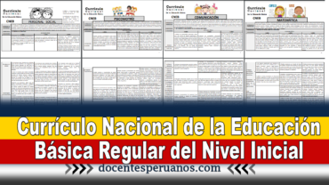 Currículo Nacional De La Educación Básica Regular Del Nivel Inicial