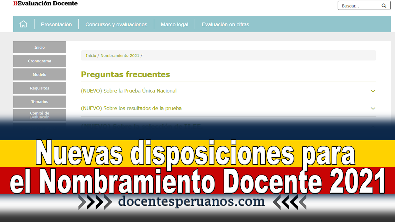 Nuevas Disposiciones Para El Nombramiento Docente 2021 3850