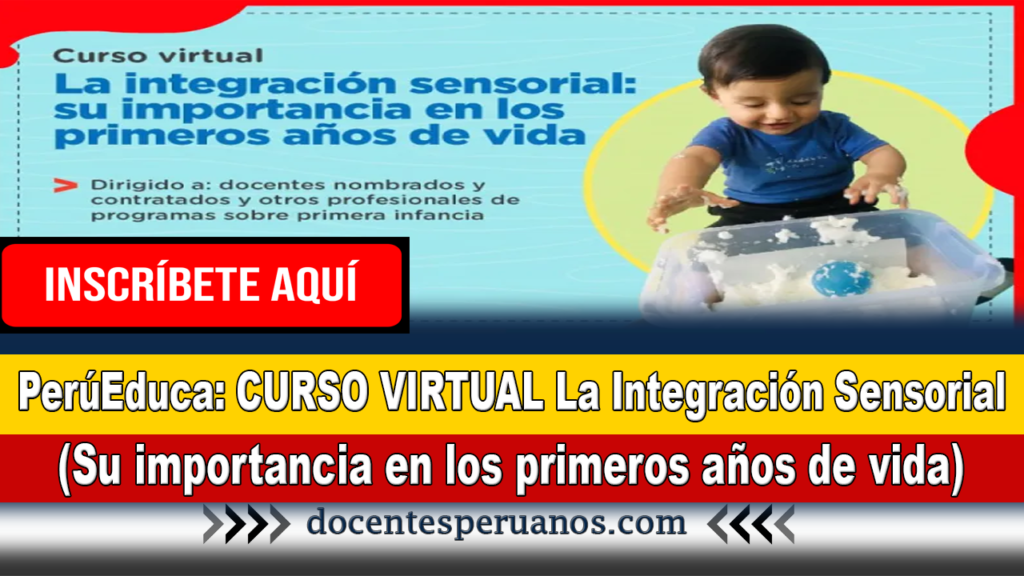 PerúEduca: CURSO VIRTUAL La Integración Sensorial (Su importancia en los primeros años de vida)