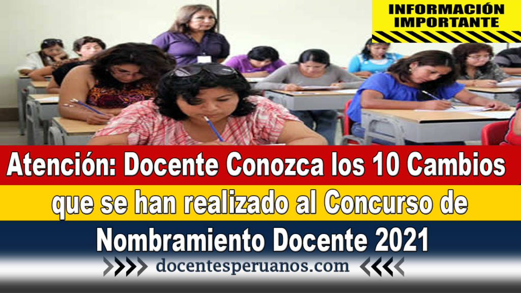 Atención Docente Conozca Los 10 Cambios Que Se Han Realizado Al Concurso De Nombramiento 6956