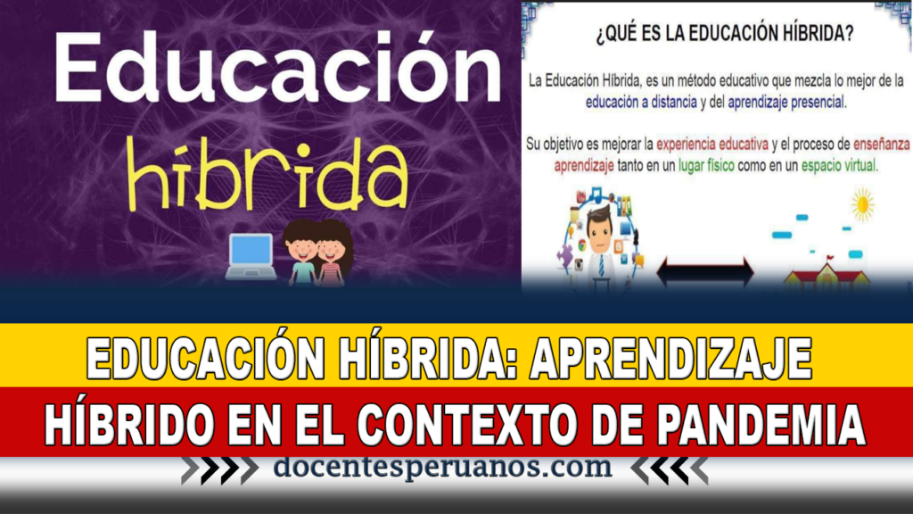 EDUCACIÓN HÍBRIDA: APRENDIZAJE HÍBRIDO EN EL CONTEXTO DE PANDEMIA