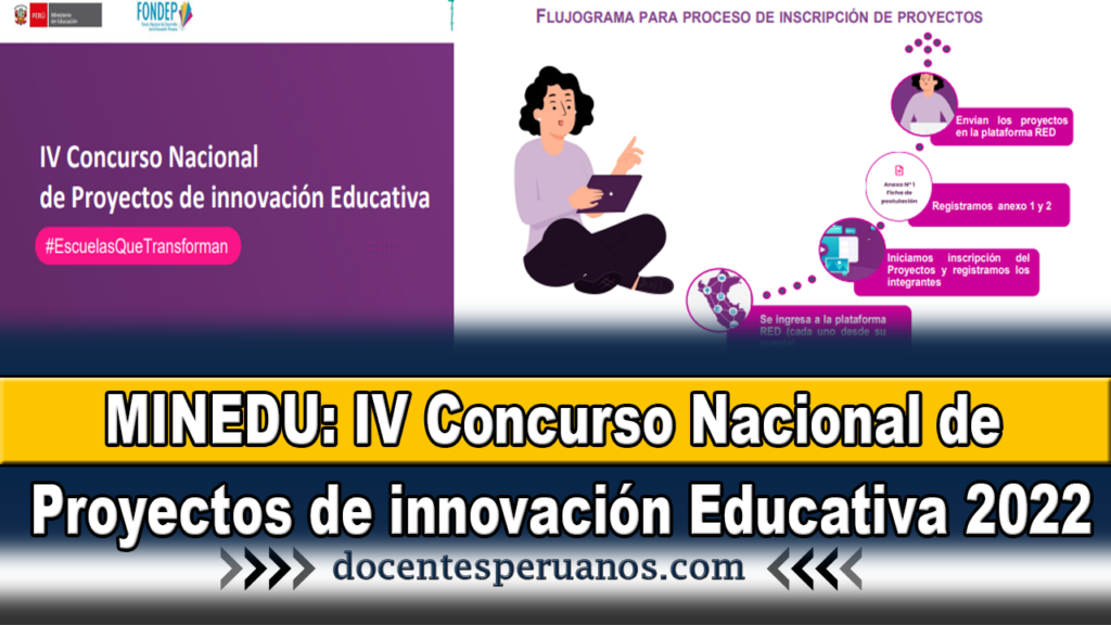 MINEDU: IV Concurso Nacional de Proyectos de innovación Educativa 2022