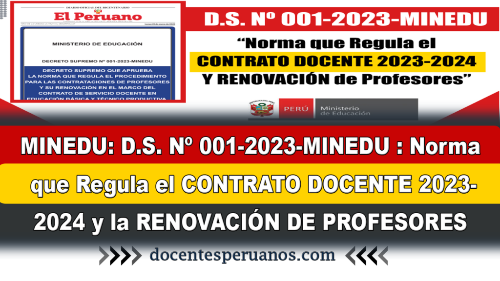 Minedu Contrato Docente 2024 Image to u