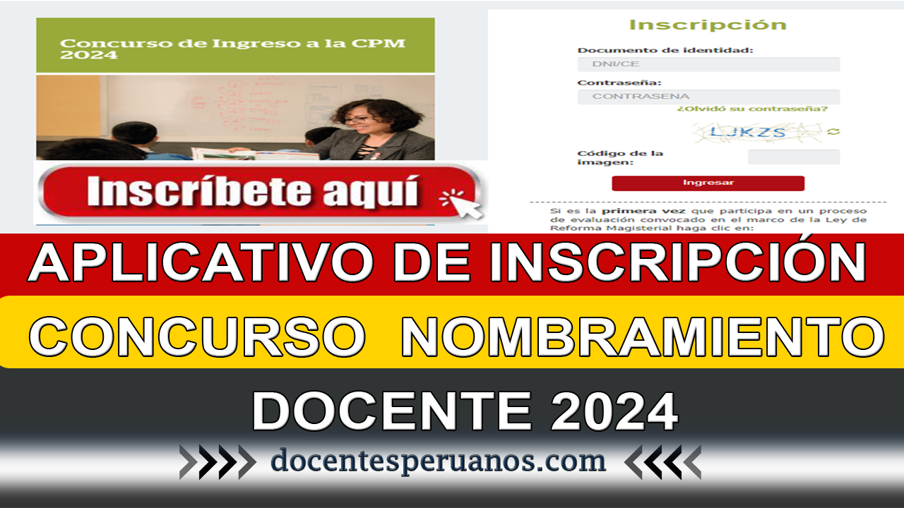 Aplicativo De InscripciÓn Para Concurso De Nombramiento Docente 2024 3583